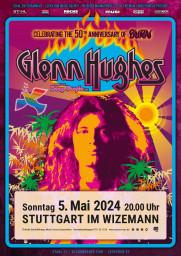 Легенда мировой рок музыки Glenn Hughes выступит в Штутгарте (Stuttgart) 5 мая